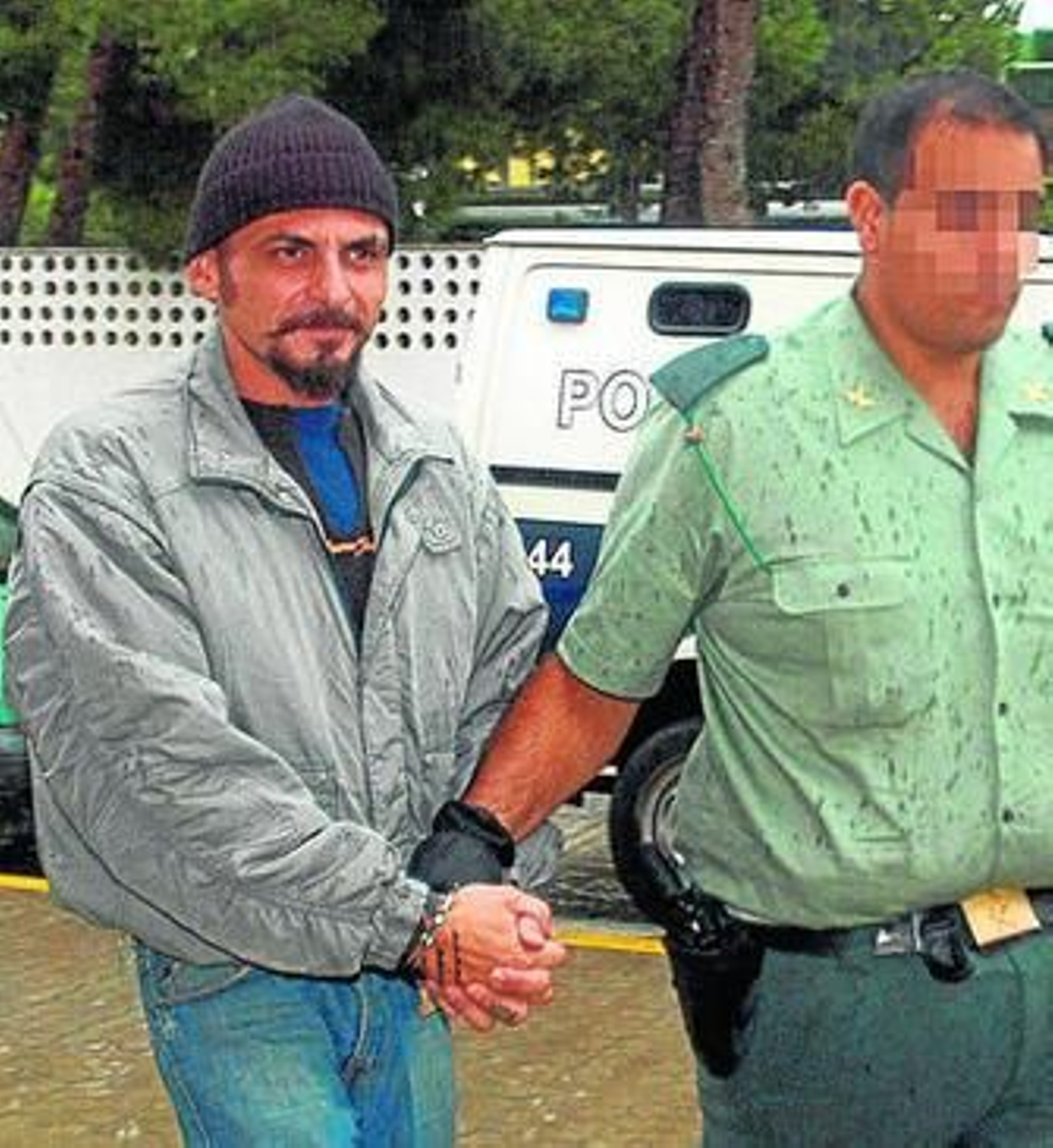 Simone, en 2007, camino del Juzgado de Puerto Real.