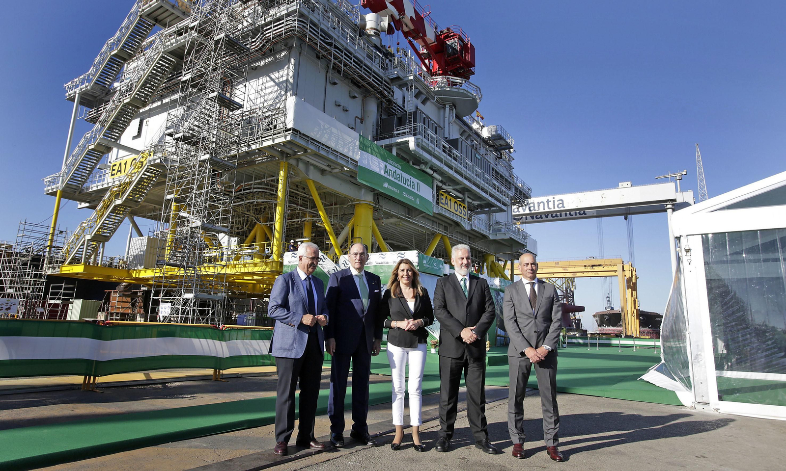 Navantia entrega la subestación eléctrica Andalucía II a Iberdrola.