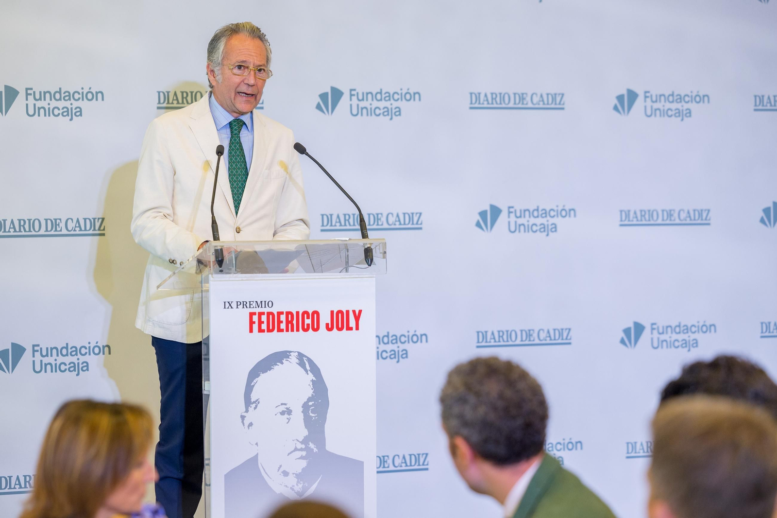 Las imágenes de la entrega del IX Premio Federico Joly a José Bohórquez Mora-Figueroa en Cádiz