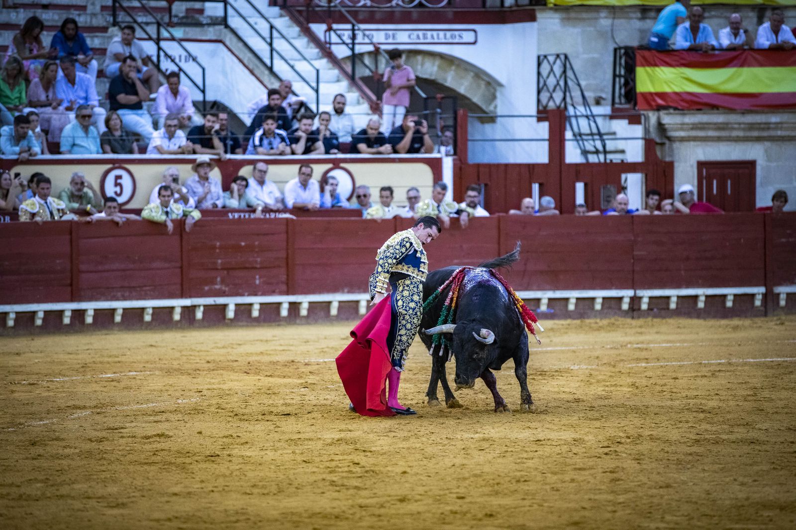 Diego Urdiales, Sebastián Castella y Daniel Luque, en la plaza de toros de El Puerto