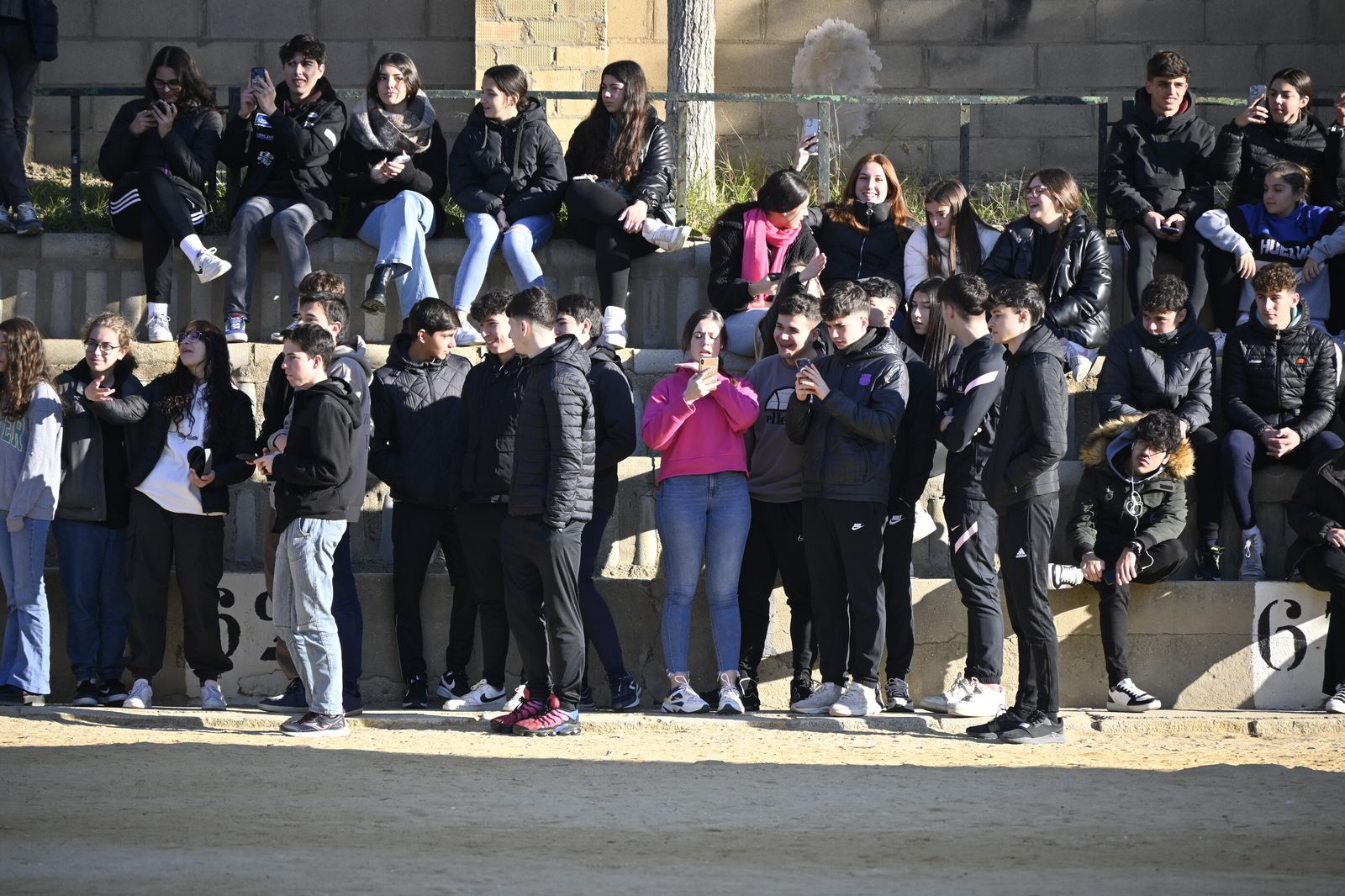 Imágenes del simulacro de incendio en el Funcadia