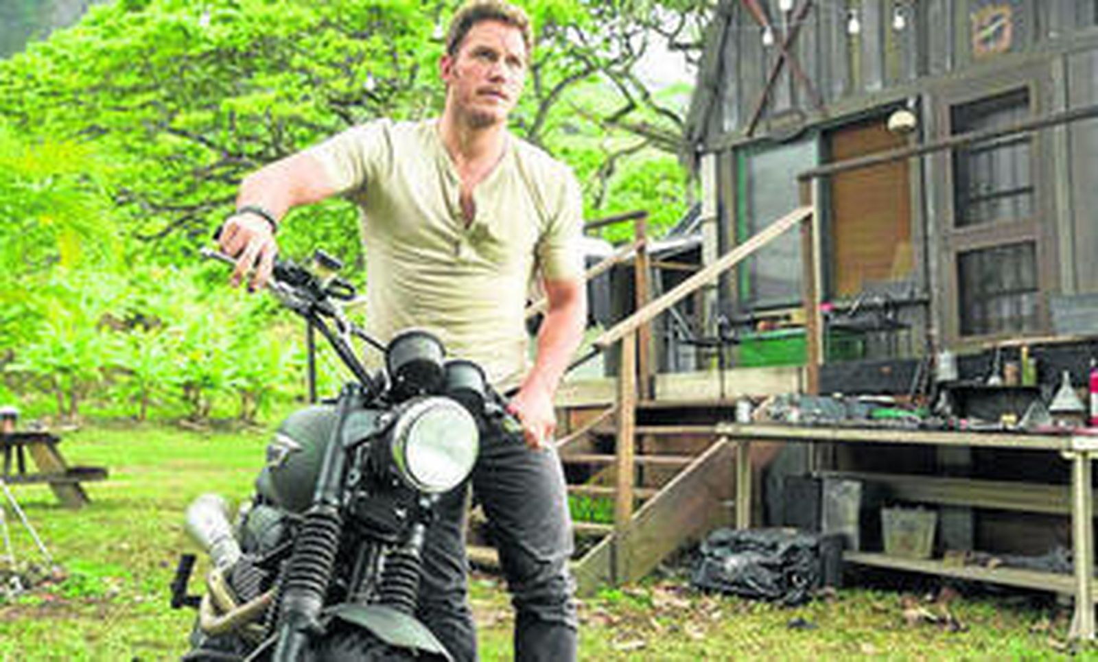 Chris Pratt pasa de 'Guardianes de la galaxia' a 'Jurassic World'.