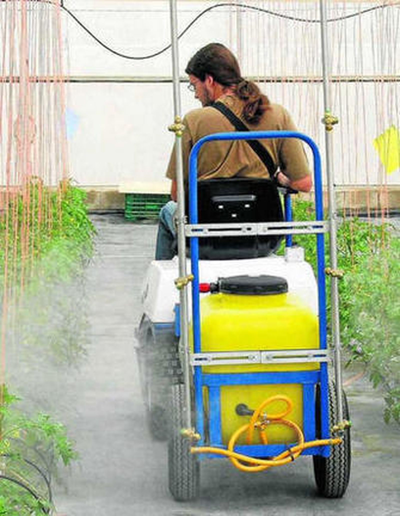 El Ifapa estudia nuevas técnicas de aplicación de fitosanitarios.