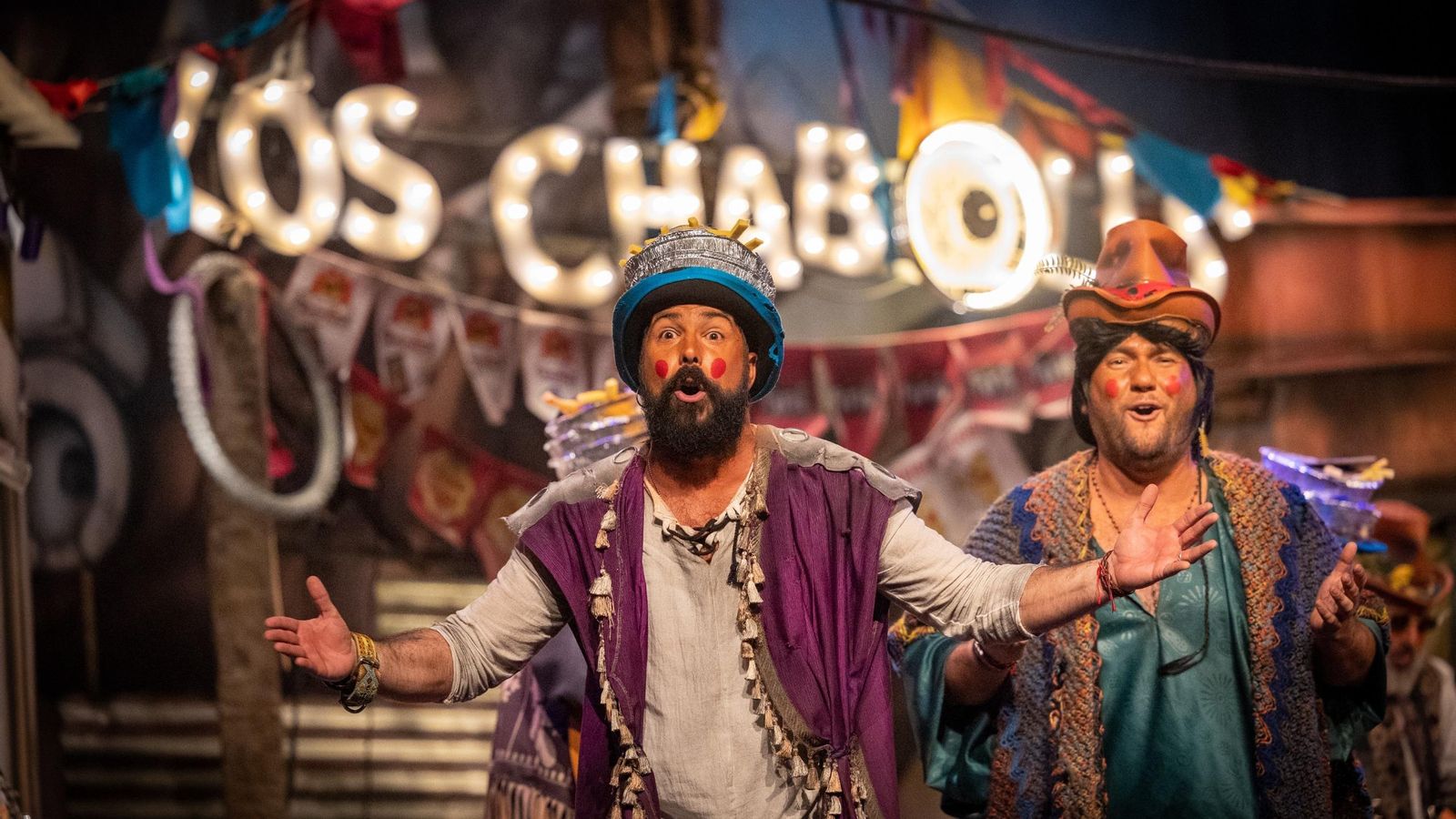 La chirigota 'Los chabolis', en 2025.
