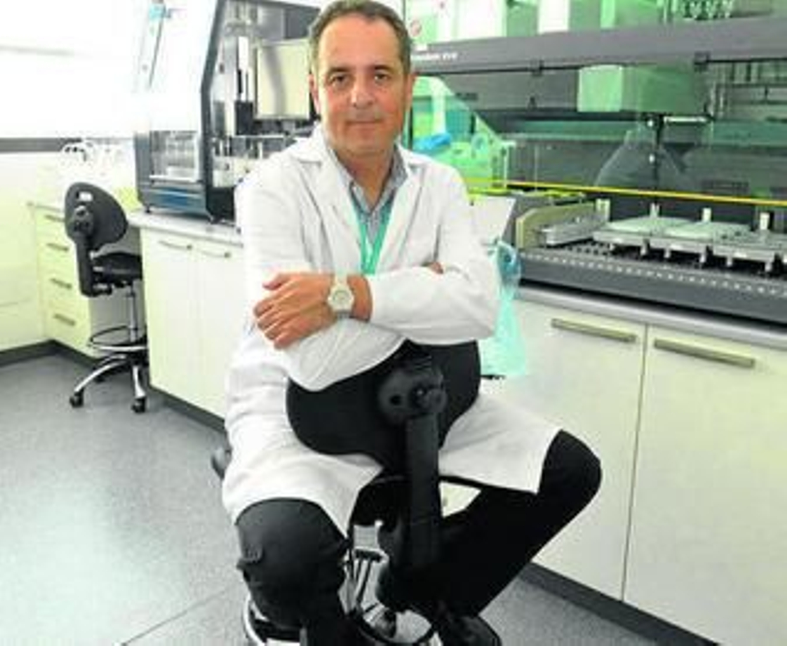 El director del Laboratorio de Identificación Genética, José Antonio Lorente.