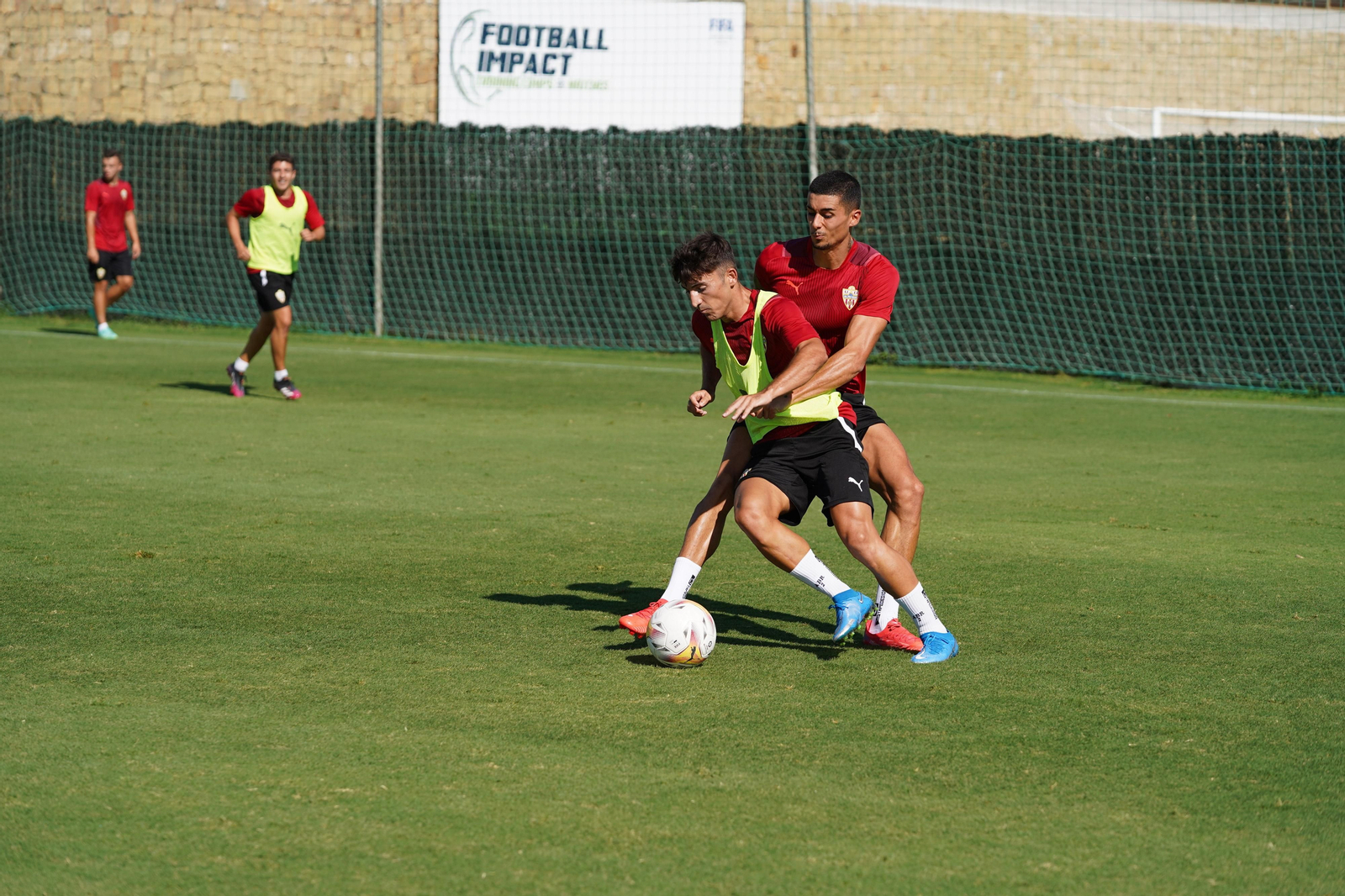 Entrenamiento del Almería, jueves 5