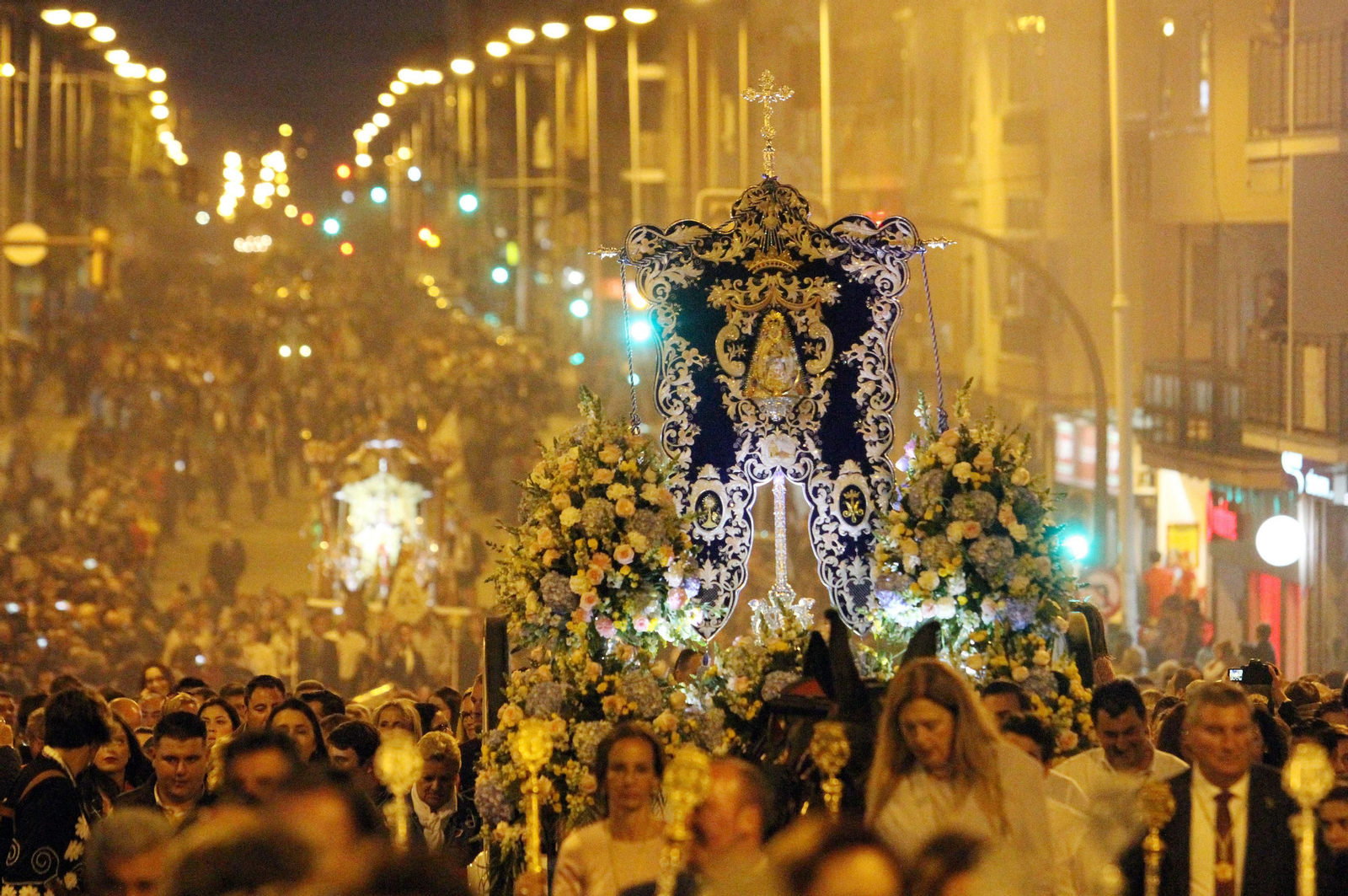 La procesión Magna Rociera en imágenes