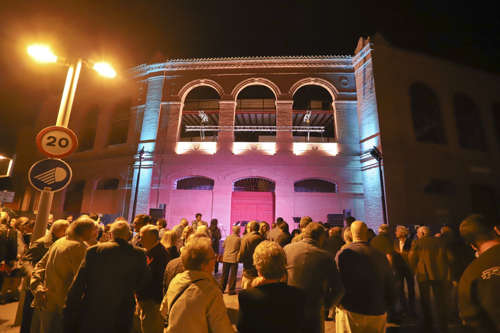 Las fotos de la plaza de toros de La Malagueta con su nueva iluminación