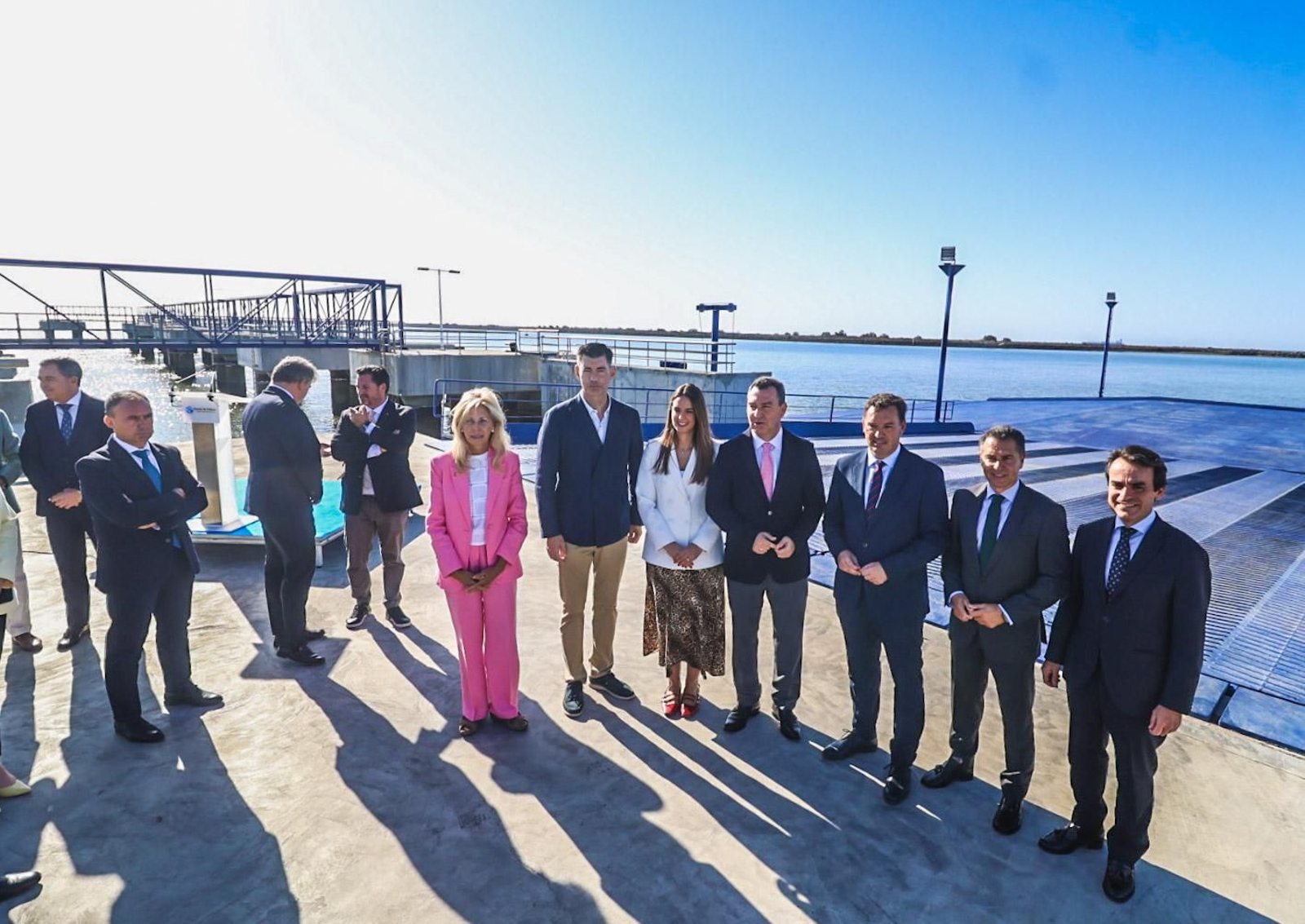 Imágenes de la inauguración de la doble rampa Ro-ro del Muelle Sur del Puerto de Huelva