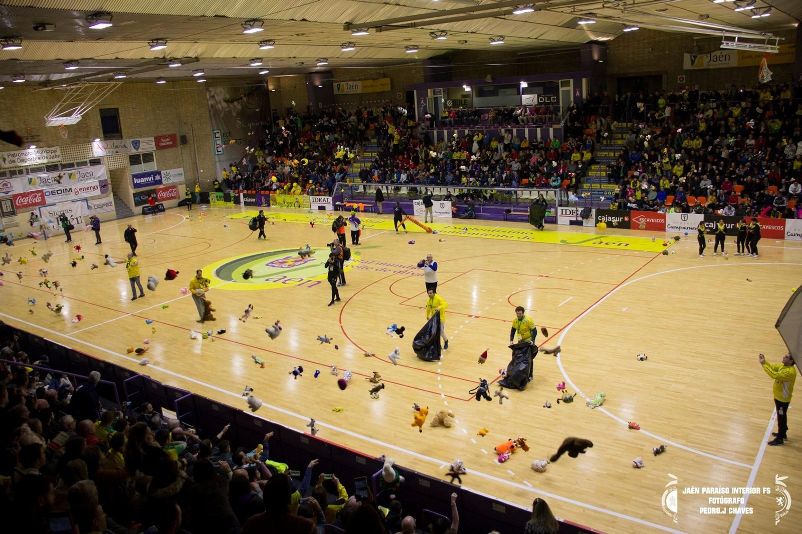 Peluchada en La Salobreja en el año 2019