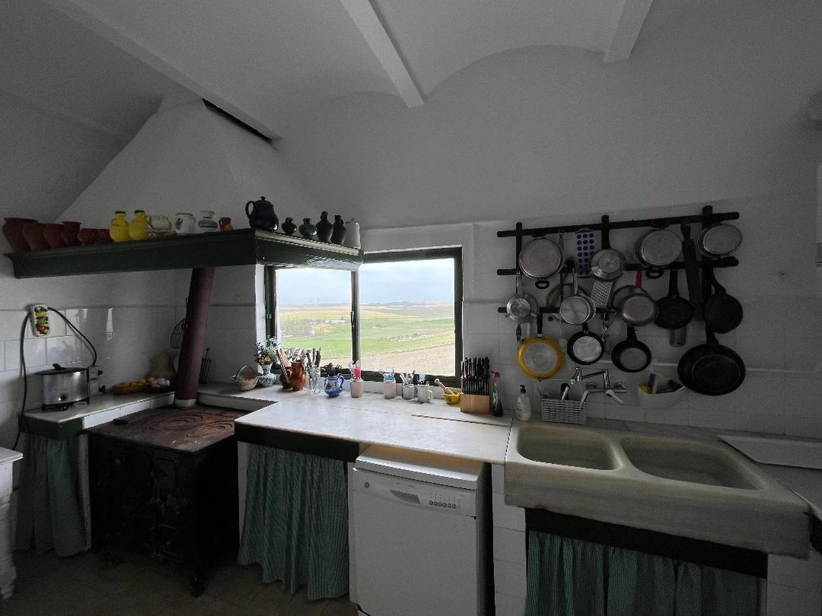 Cocina original restaurada.