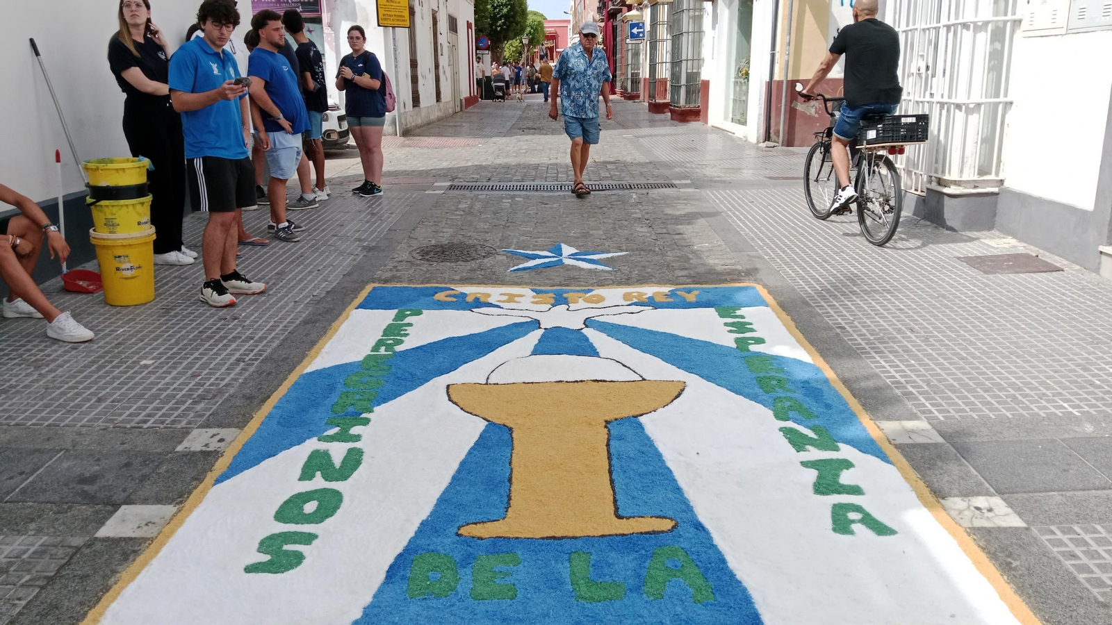 Altares y alfombras del Corpus en San Fernando: Medinaceli, primer premio
