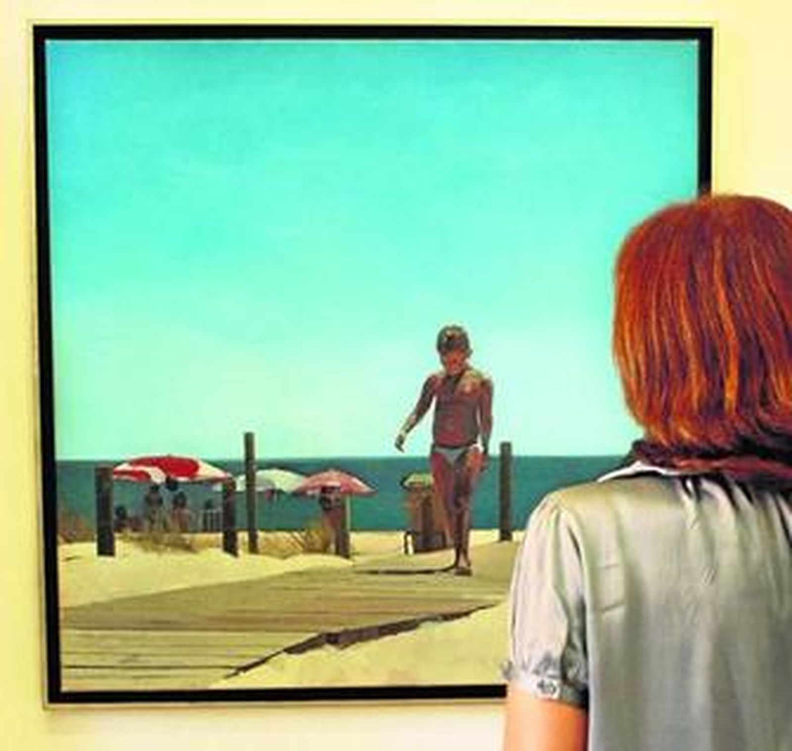 Una de las obras que expone Francisco Escalera en la sala Benot.