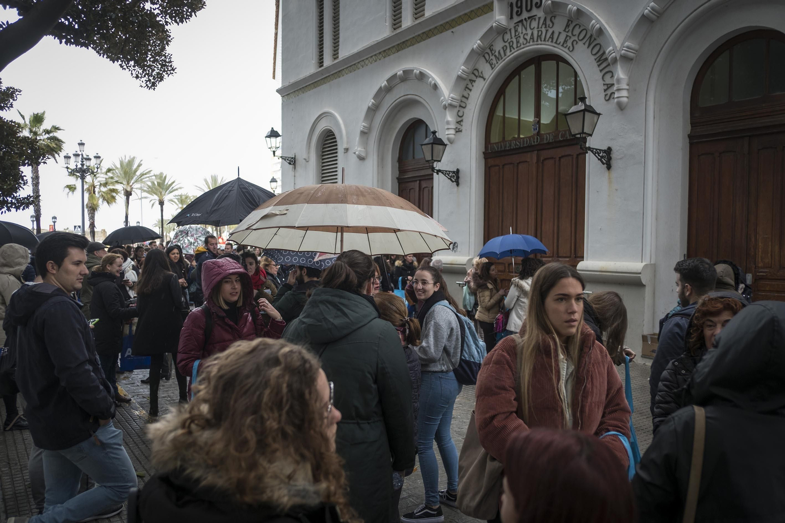 Examen MIR el pasado febrero en Cádiz.