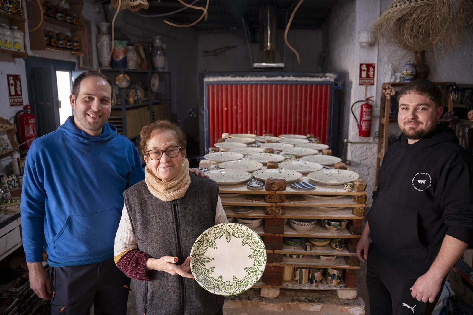 El taller Ángel y Loli, vestigio de un legado que se remonta a 1774.