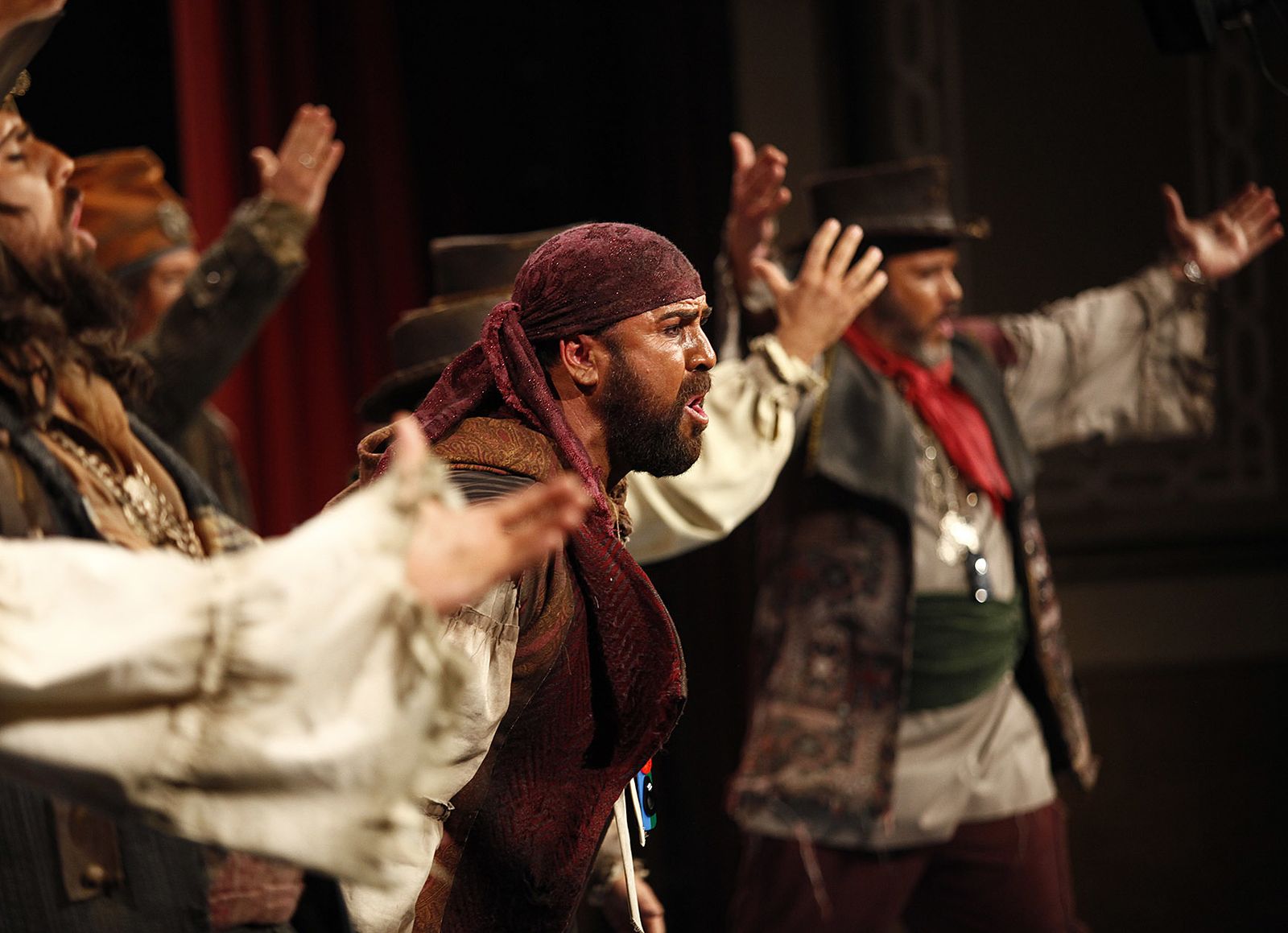 Las imágenes de la sexta función de cuartos