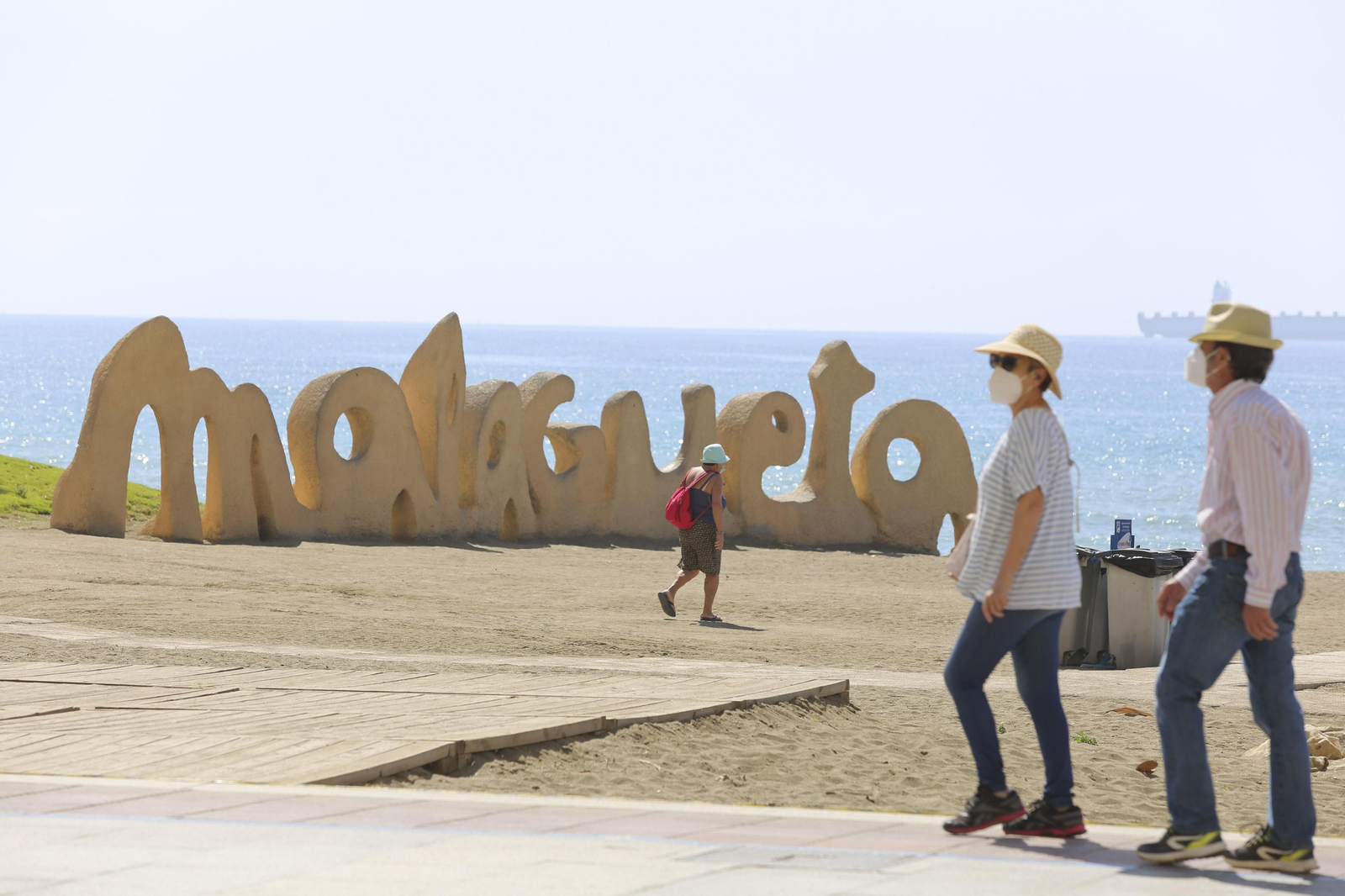 La playa de La Malagueta.