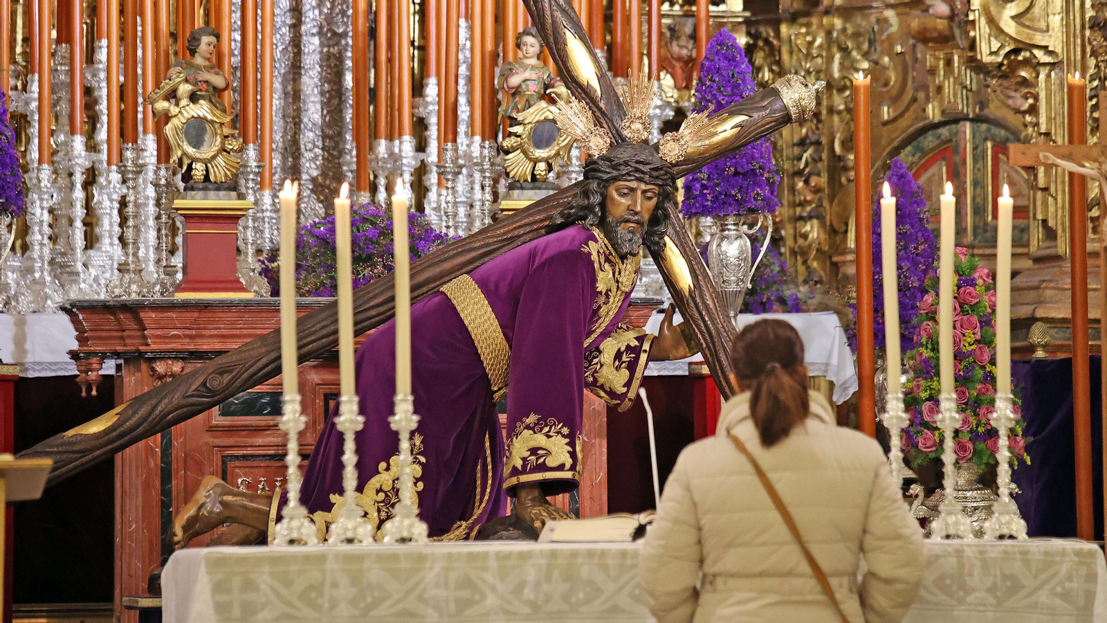 Besapiés y besamanos del primer viernes de marzo de la cuaresma de Jerez