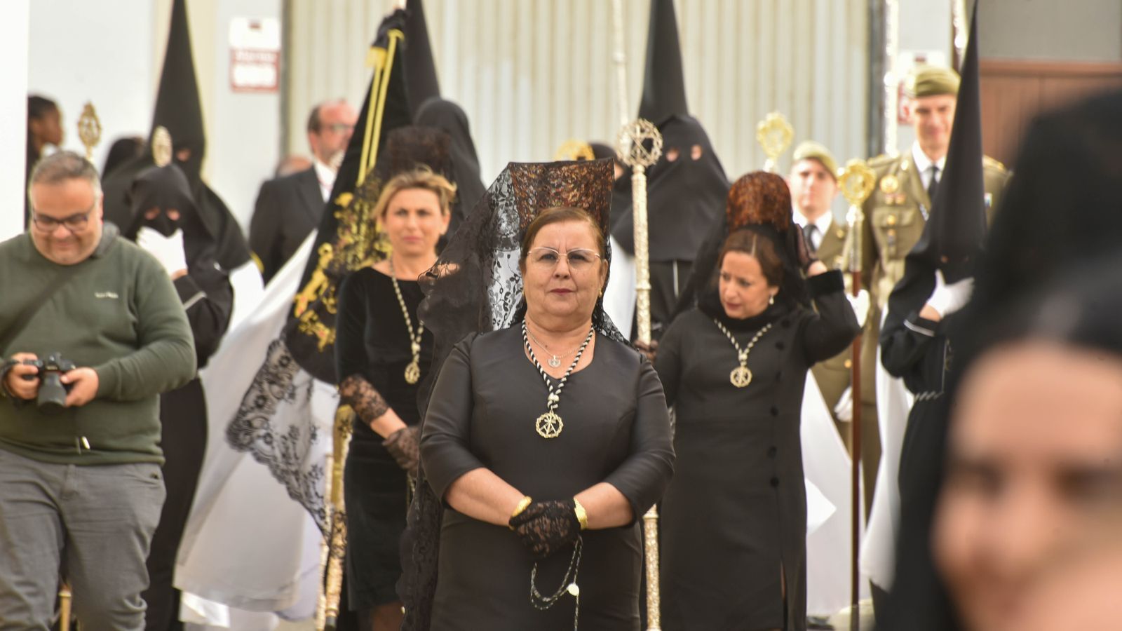Fotos del Jueves Santo en San Roque: La Buena Muerte y Amargura