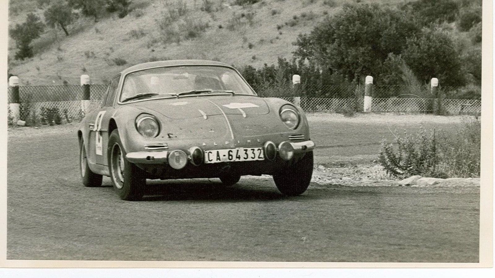 Tomás Rivero participó en la Subida a Algar en 1971.