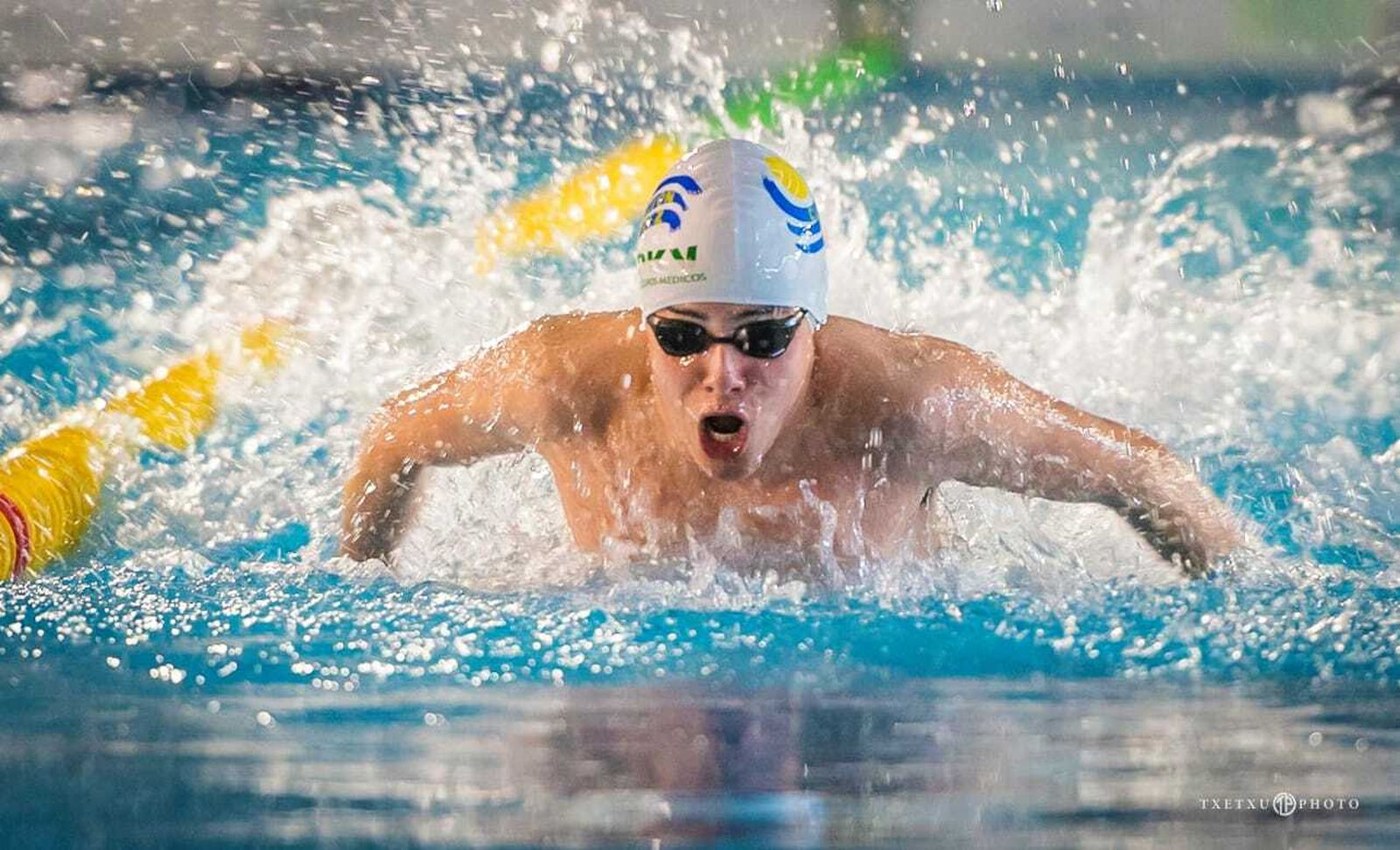 Ángel Belinchón, en plena acción durante el Nacional celebrado en Tarragona.