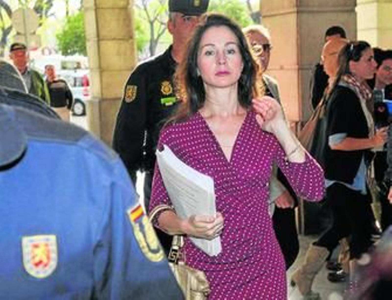 La magistrada Mercedes Alaya a su entrada a los juzgados de Sevilla.