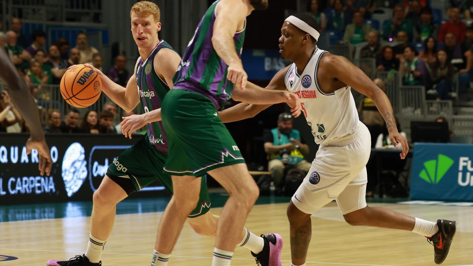 El Unicaja-Reggiana, en fotos