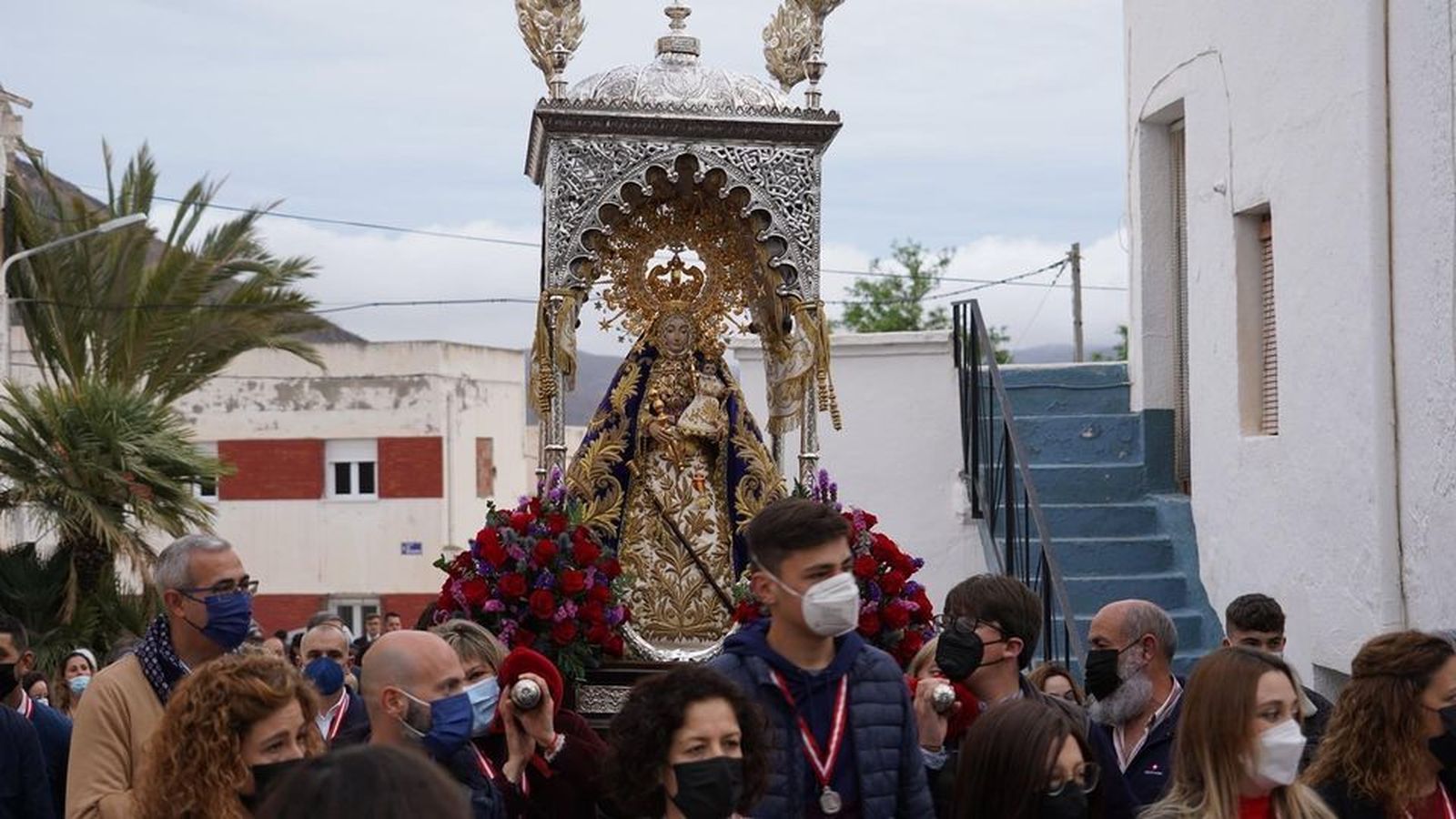La Patrona de Berja cambiará de sede  este domingo con su tradicional bajada desde su santuario