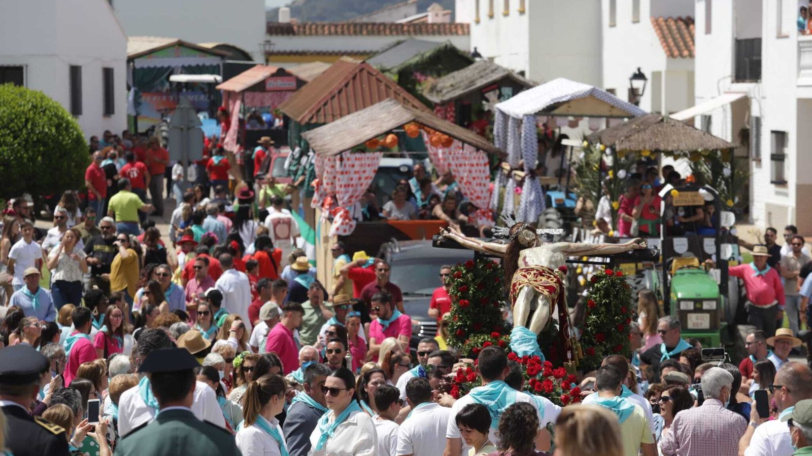 La cabalgata agrícola en Castellar.