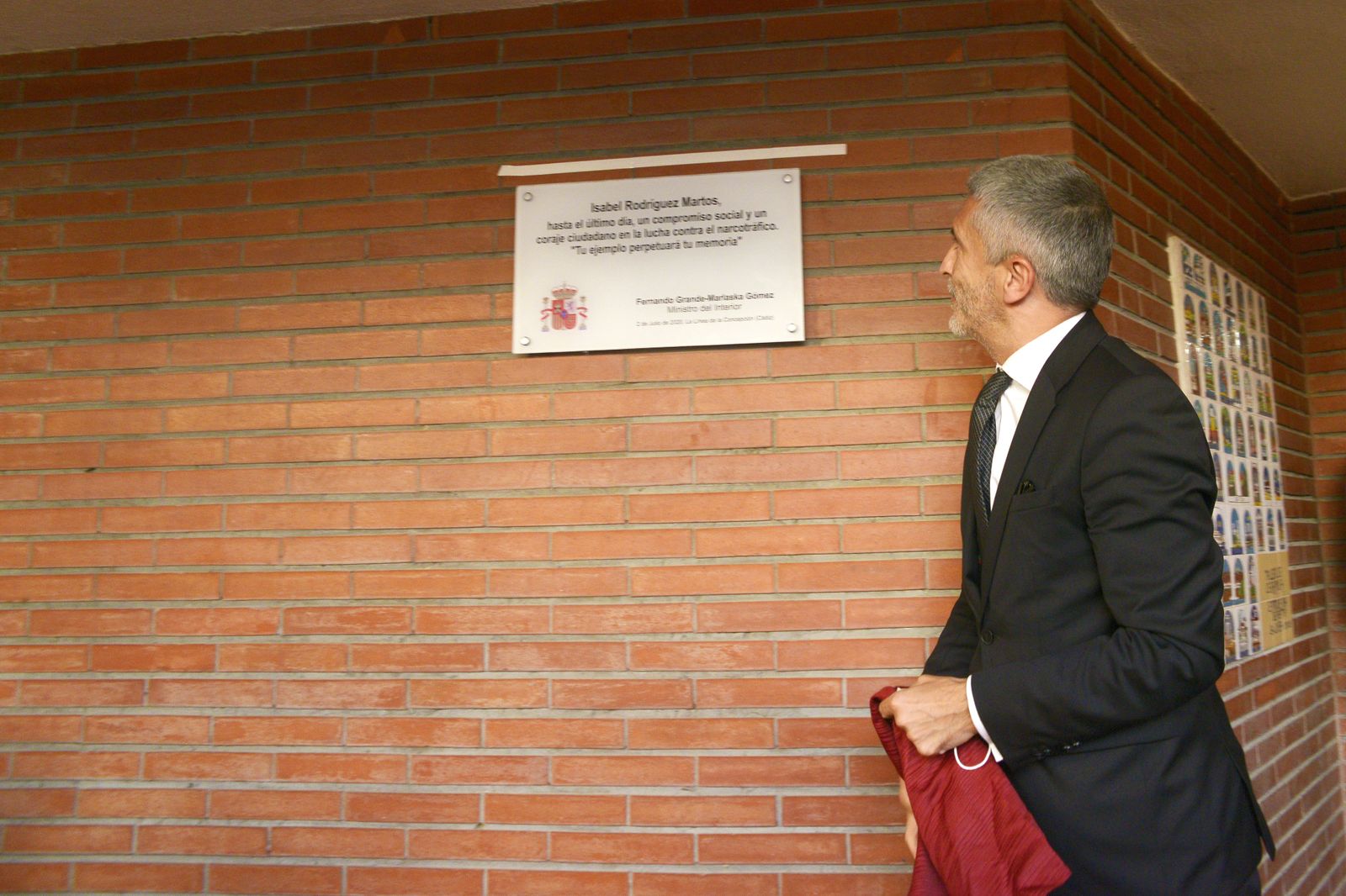 Fotos de la visita del Ministro del Interior a La Linea