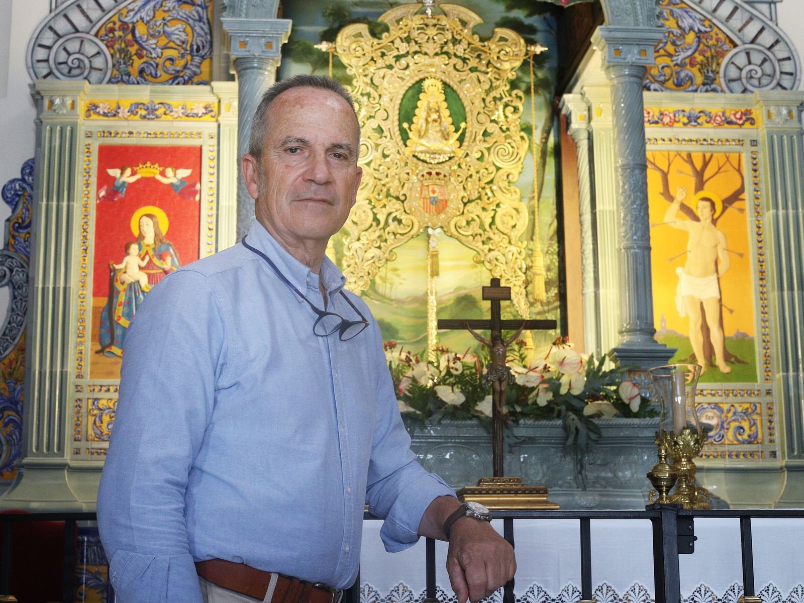 Juan Carlos Rubio, presidente de la Hermandad de Huelva.