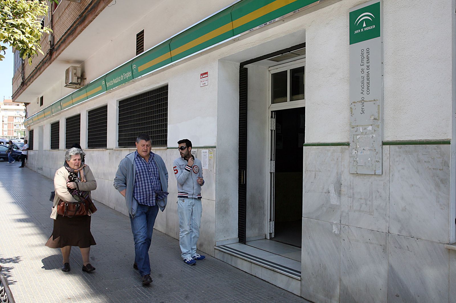 Imagen de una de las oficinas en Huelva del Servicio Andaluz de Empleo.