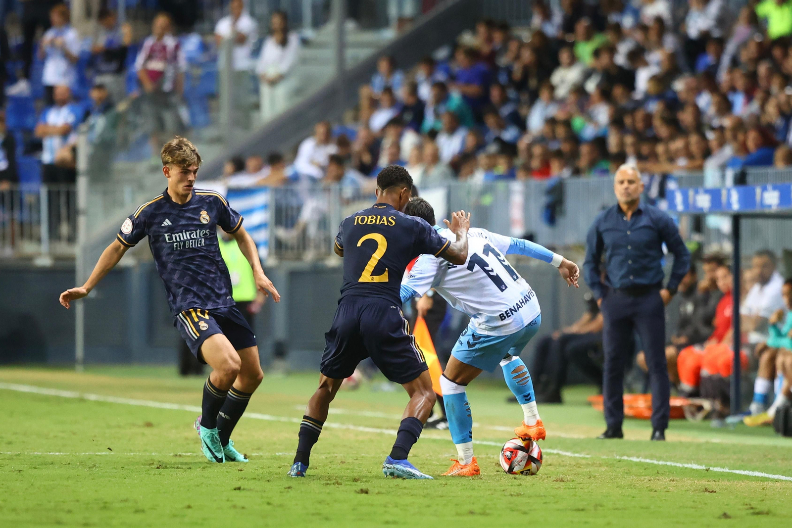 El Málaga CF - Real Madrid Castilla, en imágenes