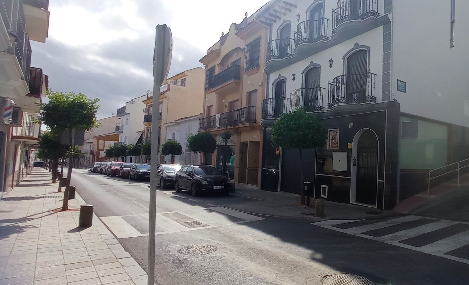 Uno de los vados en Alhaurín de la Torre