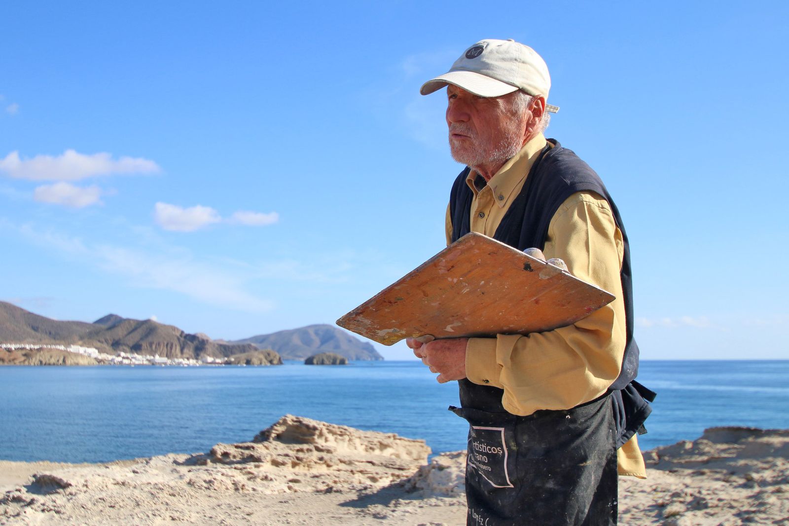 Antonio López, durante una visita a Almería en diciembre de 2017.