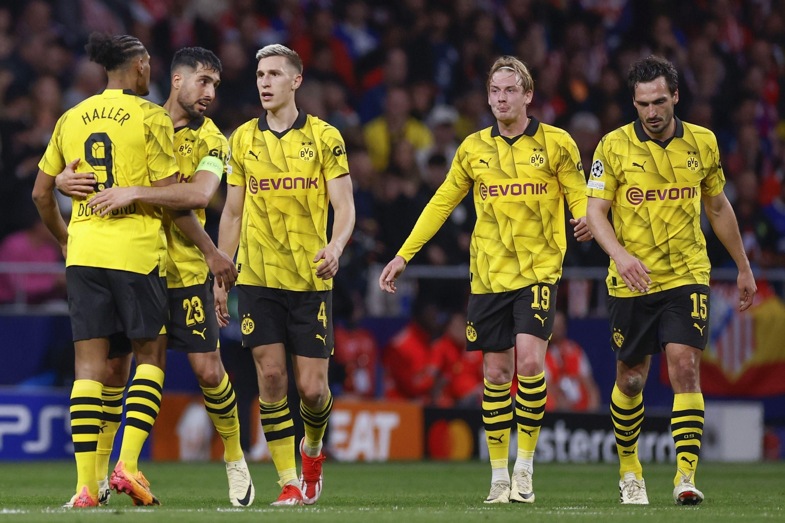 El Atlético de Madrid - Borussia Dortmund, en fotos