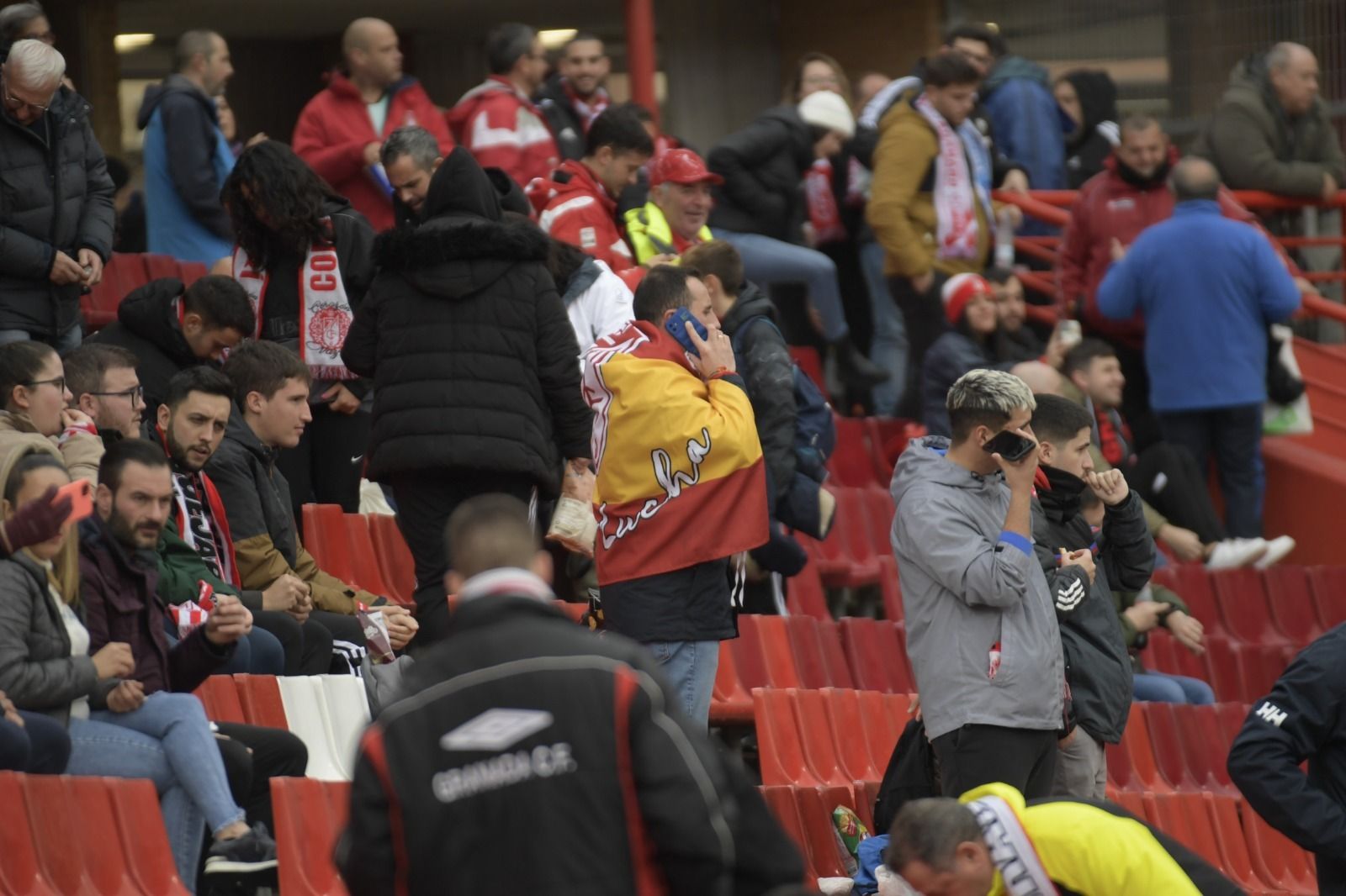 La afición del Granada.