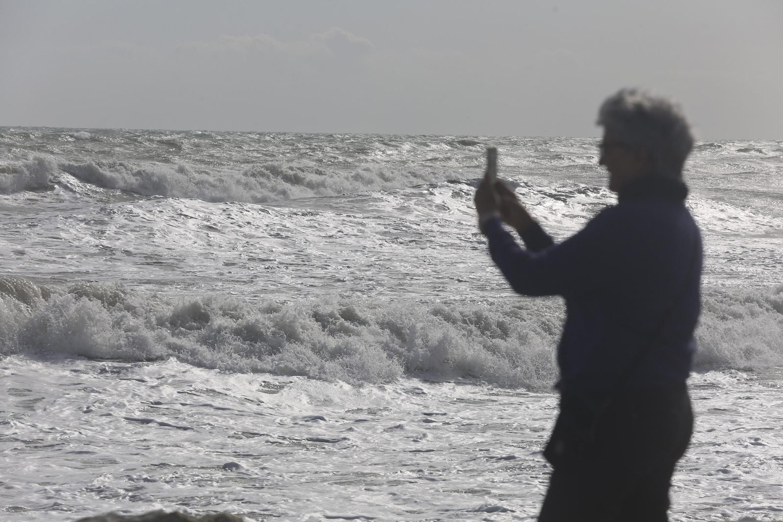 Fotos del temporal de levante en la costa de Málaga