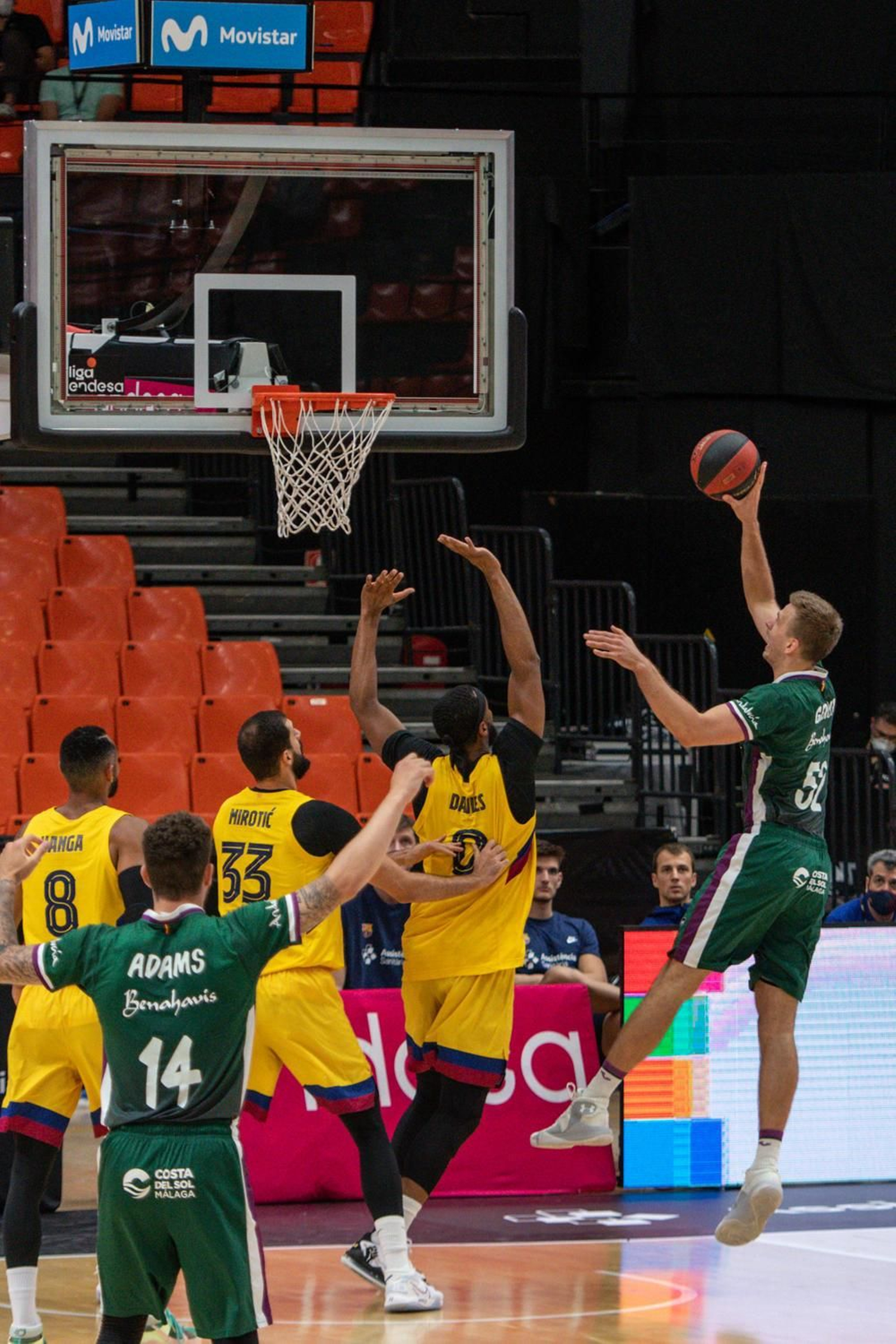 Las fotos del Unicaja-Barcelona