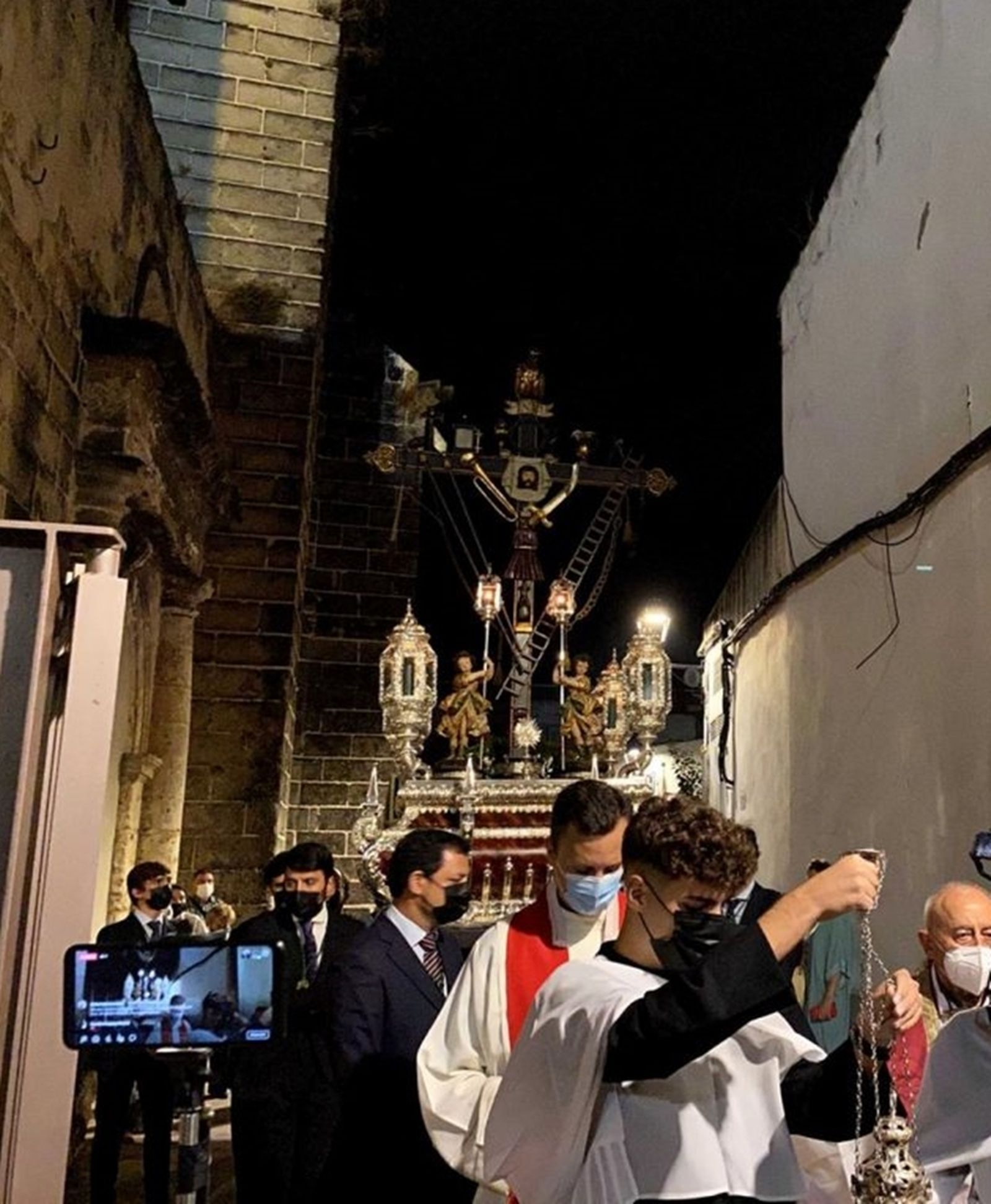 Procesión del Lignum Crucis en San Juan de los Caballeros