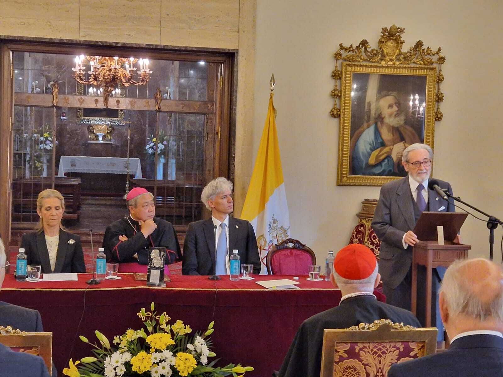 Imagen del acto de entrega del premio.