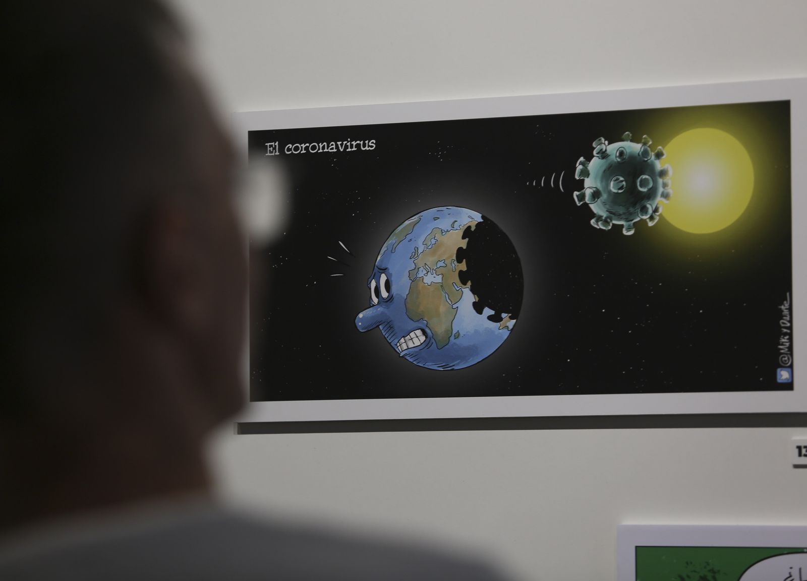 Exposición de viñetas de Miki y Duarte (fotos)