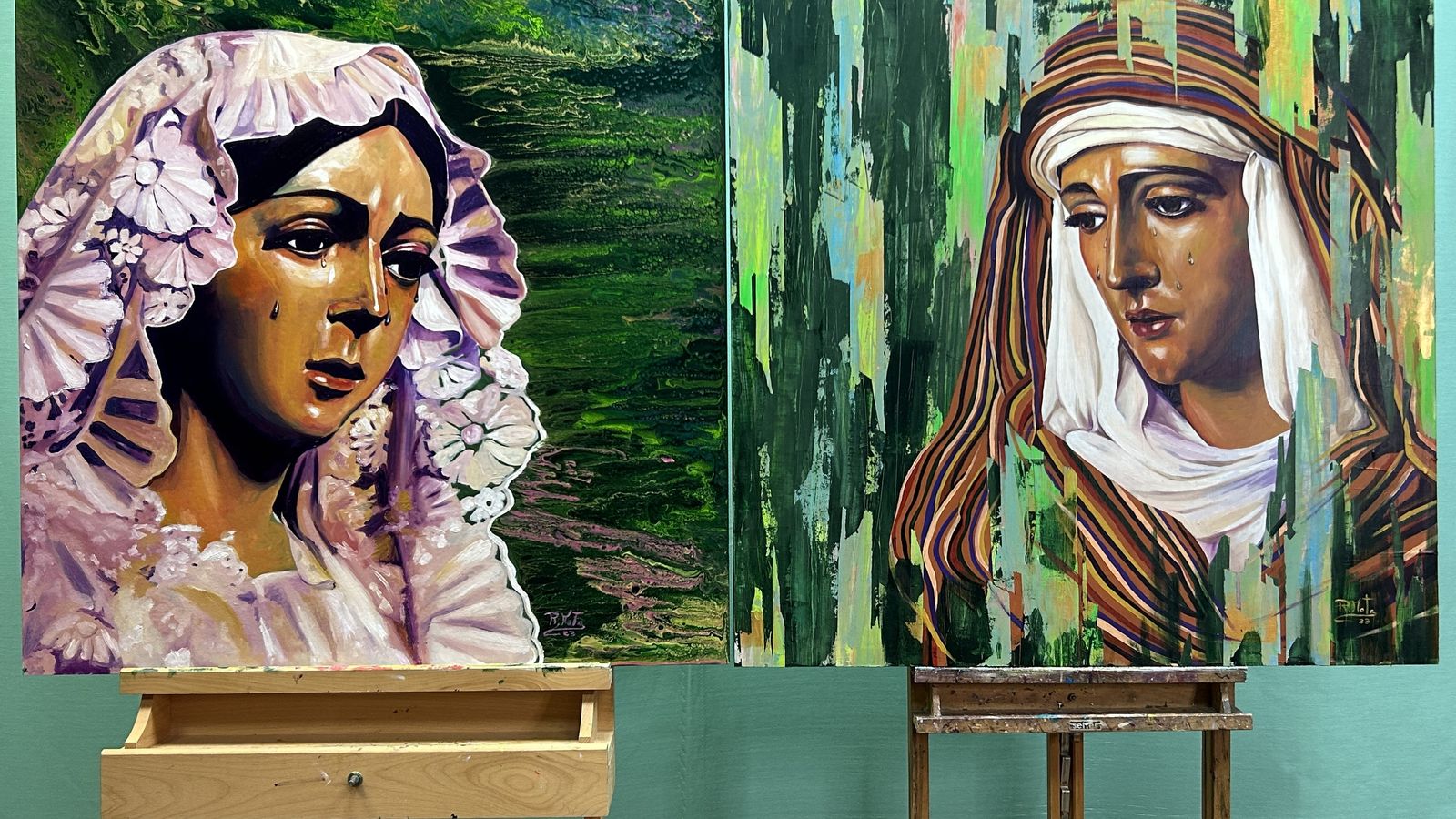 Los lienzos que se proyectarán en Times Square