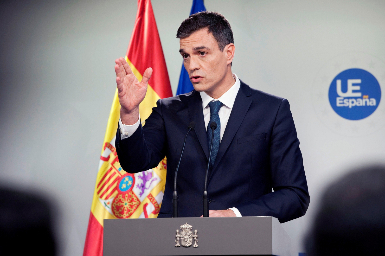 Pedro Sánchez, en Bruselas.
