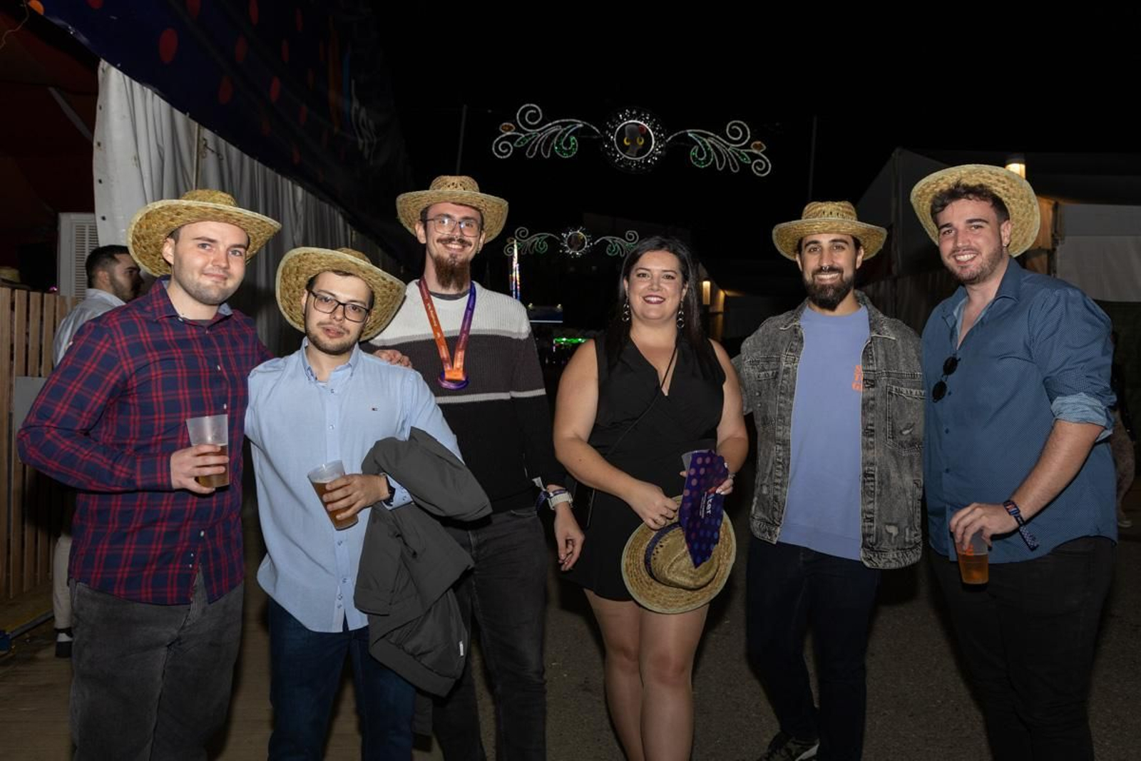 Feria de San Lucas por la noche, en imágenes