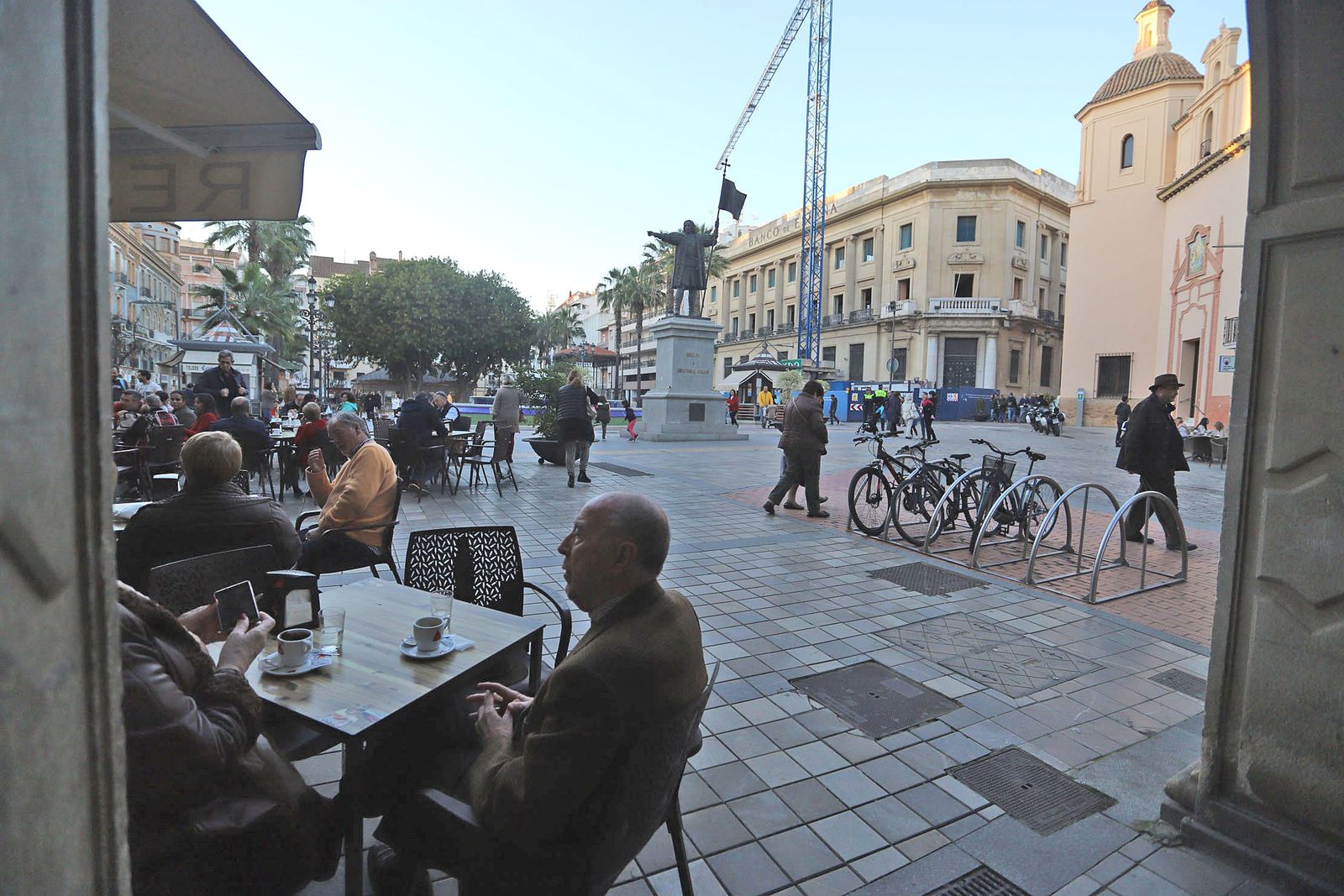 Imágenes del estado actual de las obras del Banco de España