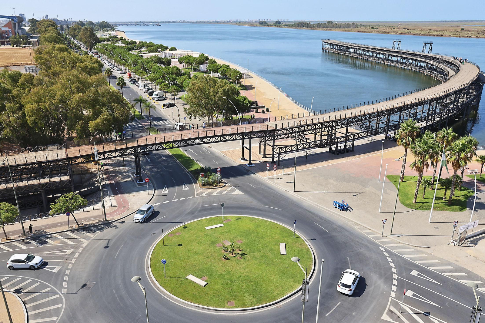 Inauguración de la unión del muelle de la Río Tinto en Imágenes