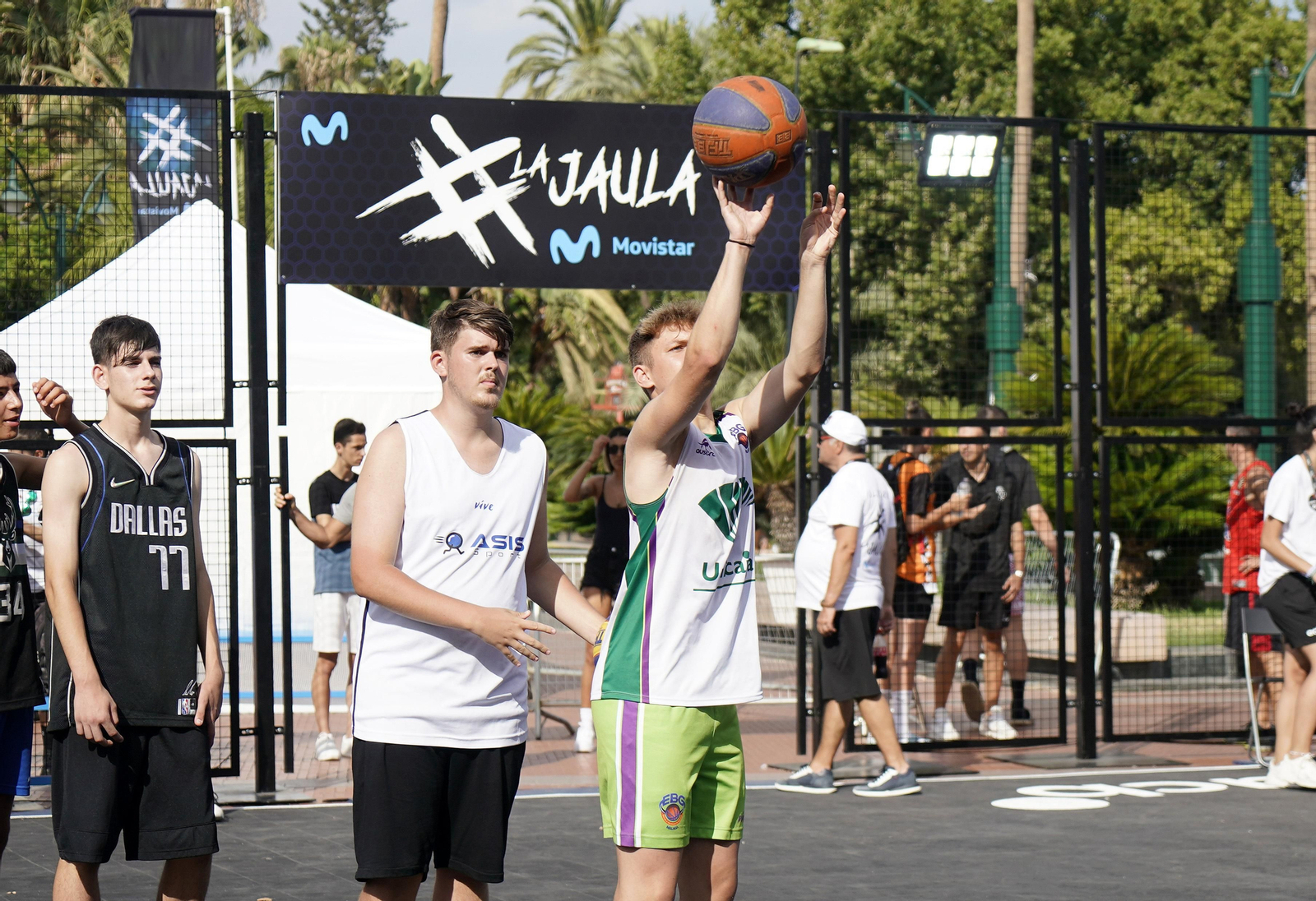 La Jaula Movistar promociona la Copa 2024 en Málaga