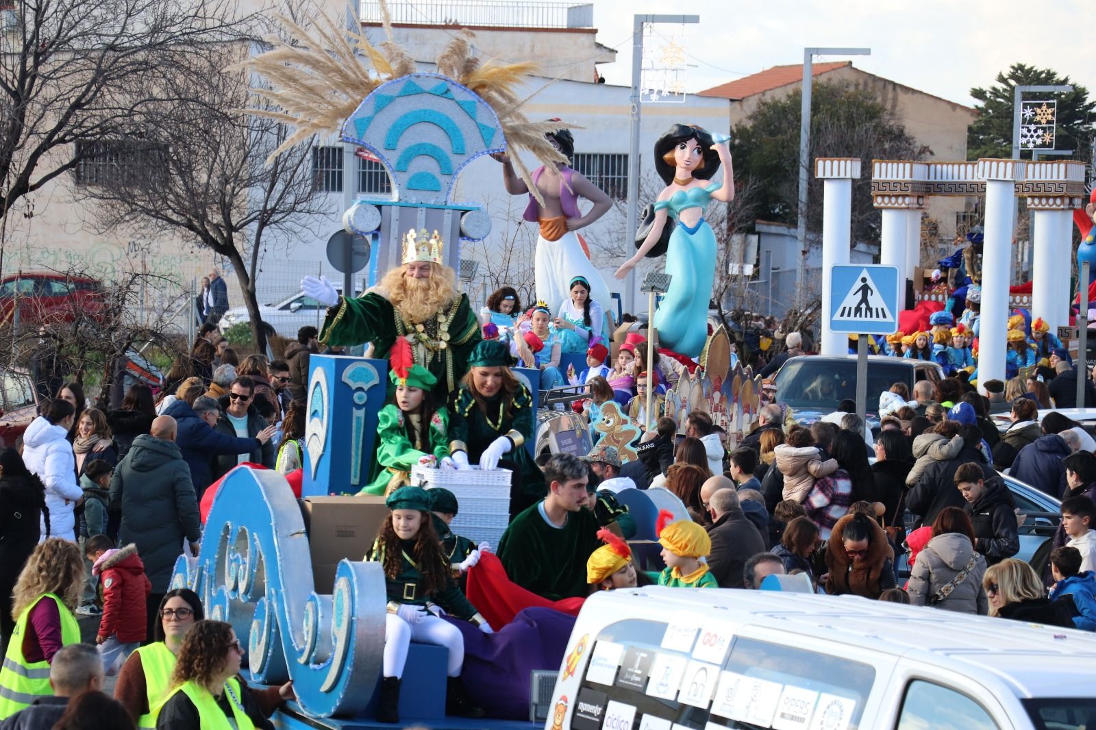 El rey Gaspar, en las calles de Maracena.