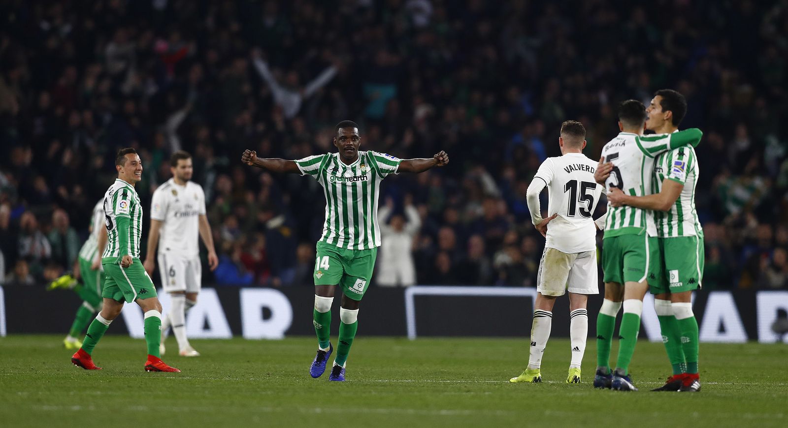 El Betis-Real Madrid, en imágenes